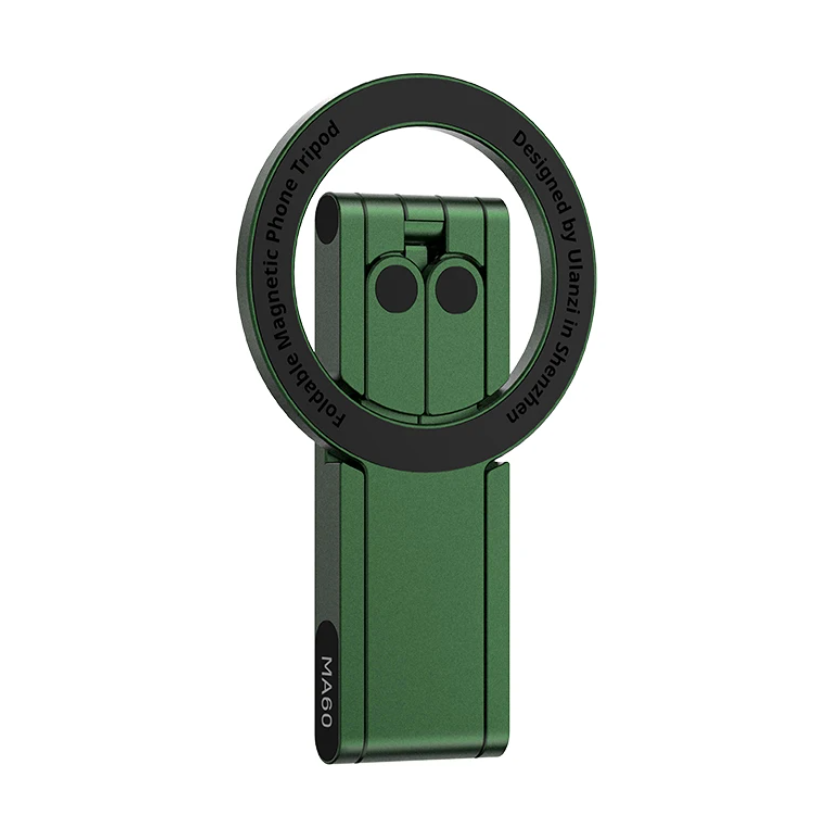Держатель подставка настольный для телефона Ulanzi Vijim Ulanzi MA60 Foldable Magnetic Phone Tripod Green (S036)