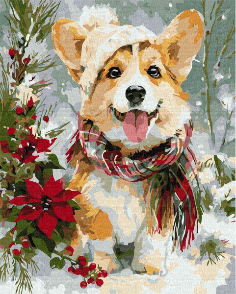 Картина за номерами Ideyka Щаслива песика 40x50 см (Id-KHO6855)