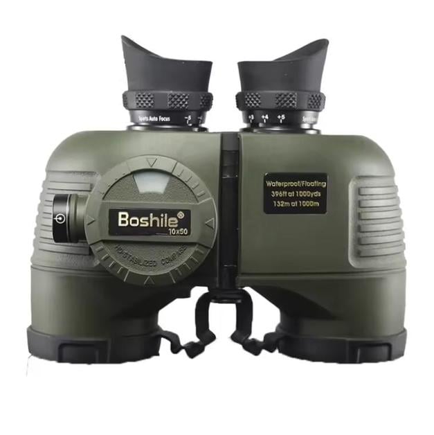 Бинокль Boshile с дальномерной сеткой 17х50 BAK-4 Зеленый (718583)