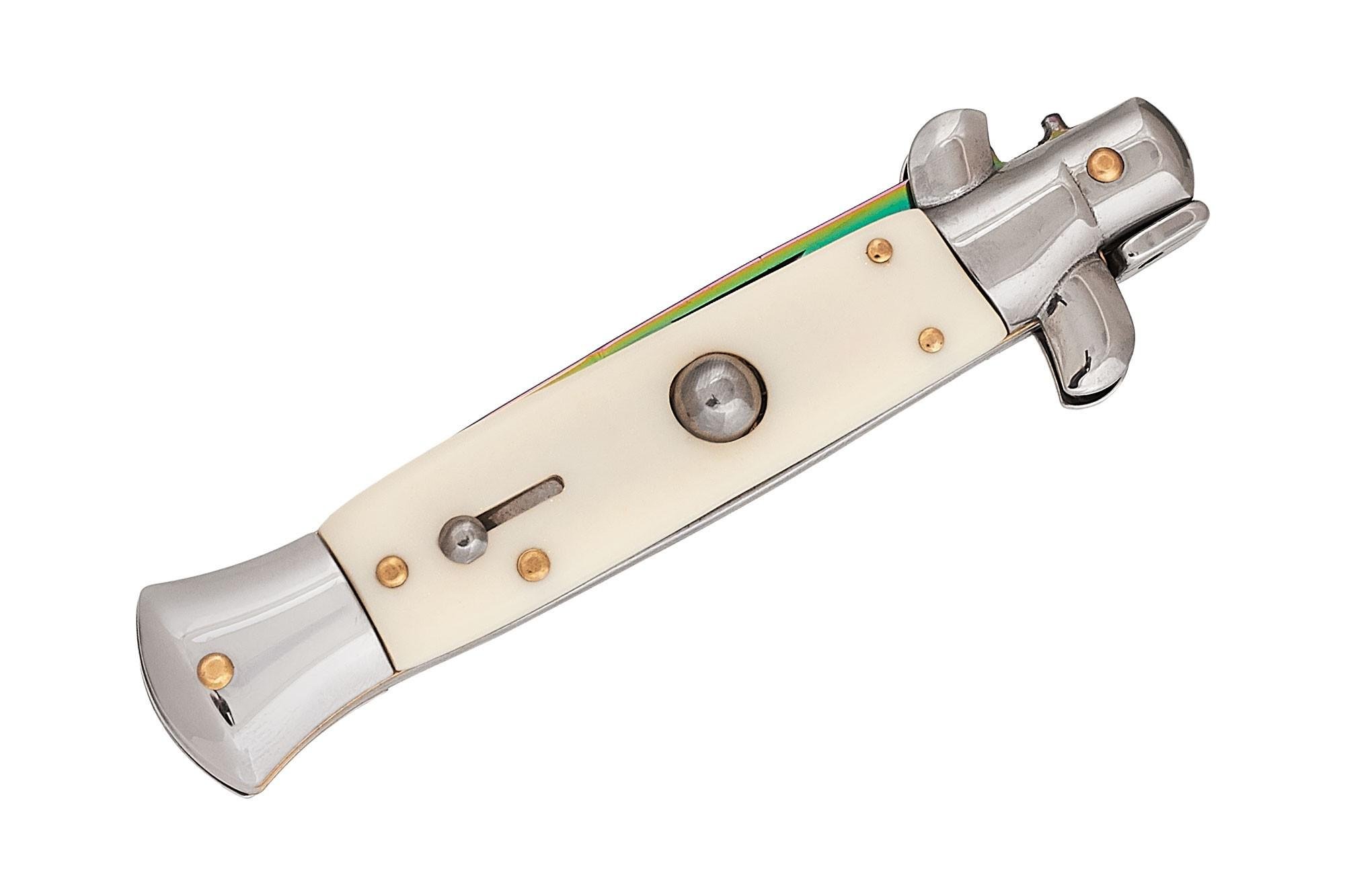 Ніж викидний стилет корсиканець з градієнтом (24055396) - фото 3 Ніж викидний стилет корсиканець з градієнтом (24055396) - фото 3