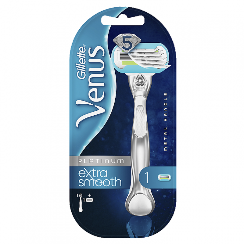 Бритва для гоління VENUS Extra Smooth 5 Platinum 1 шт. (7702018484522)