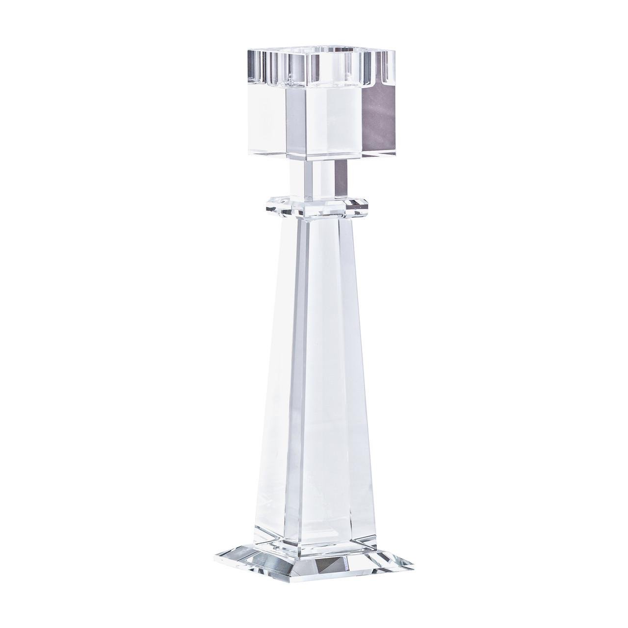 Подсвечник стеклянный Light House LG-30117 CL 23 см Прозрачный
