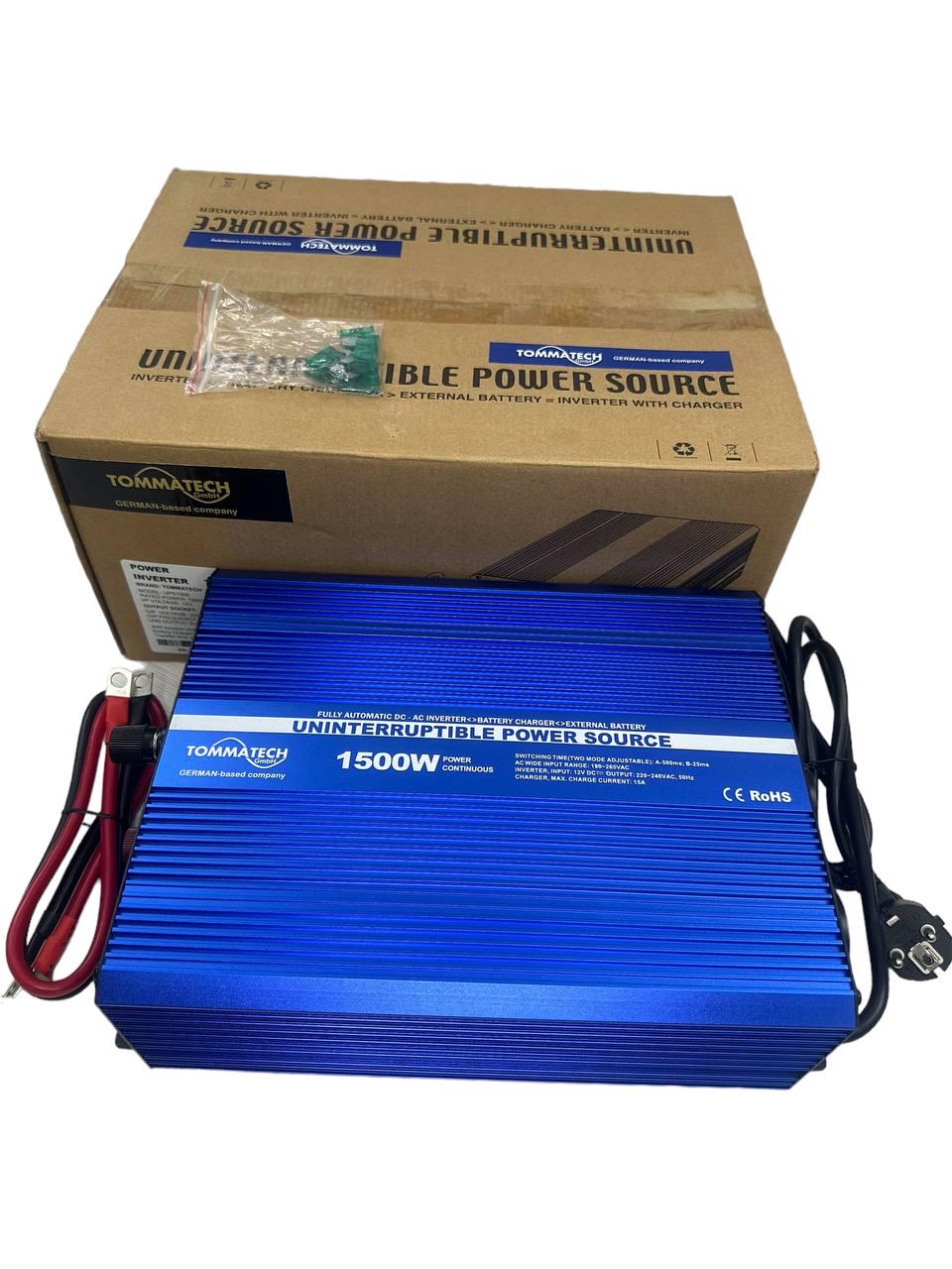Інвертор напруги TommaTech UT функціональний 1500 Вт (12218544) - фото 8