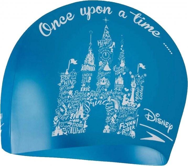 Шапка для плавания Speedo SLOGAN PRT CAP JU Дет OSFM Голубой/Белый (5053744543697)