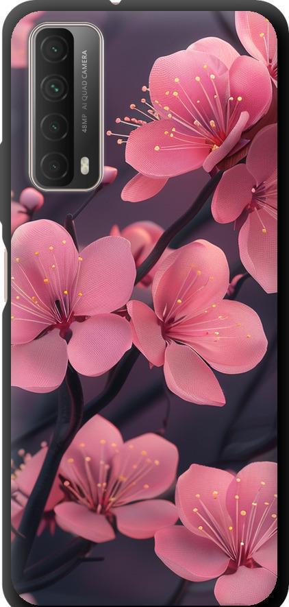 Чехол на Huawei P Smart 2021 Пурпурная сакура (6075b-2100-42517)