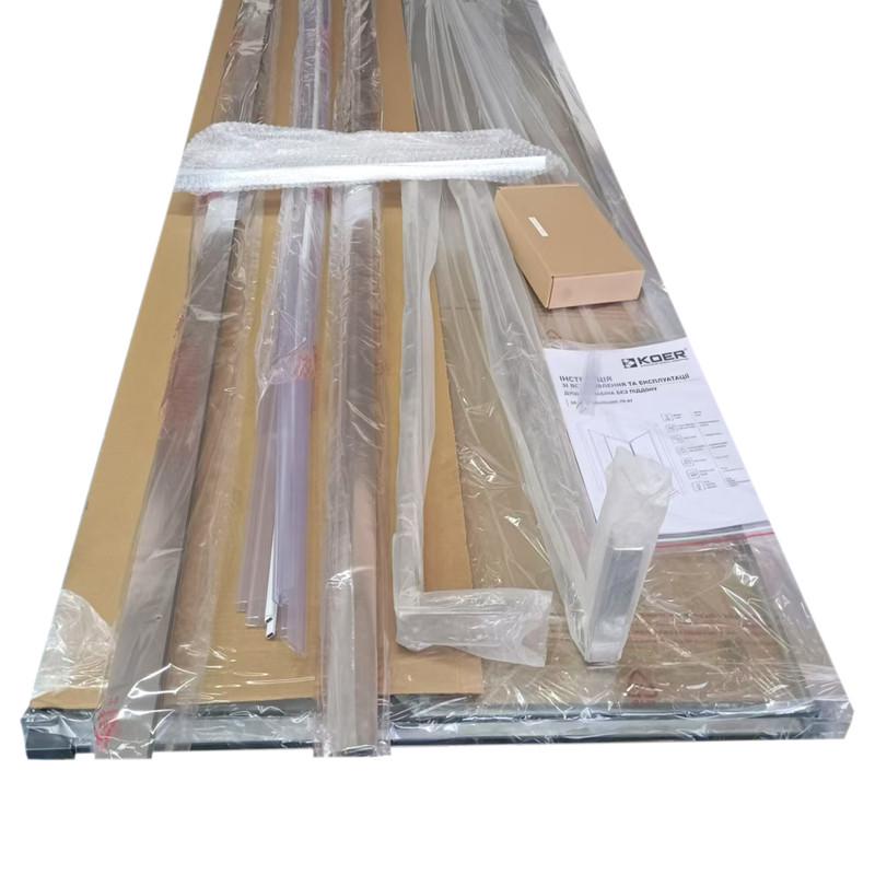 Душевая кабина без поддона KOER SR SC01-120x80x200-TR-01 прозрачное стекло Easy Clean 8 мм Хром (KR5353) - фото 2 Душевая кабина без поддона KOER SR SC01-120x80x200-TR-01 прозрачное стекло Easy Clean 8 мм Хром (KR5353) - фото 2