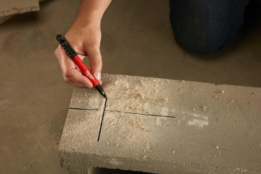 Маркер водостійкий Milwaukee INKZALL 0,6 мм 4 шт. Чорний (4932480551) - фото 6