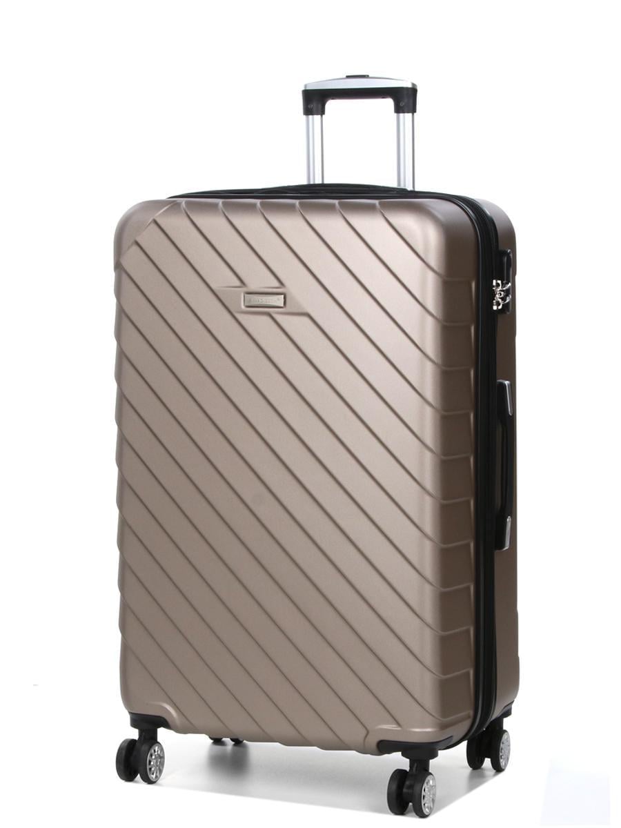 Чемодан большой Madisson Snowball 03403 ABS-пластик L 78х52х32 см 103/17 л Шампань