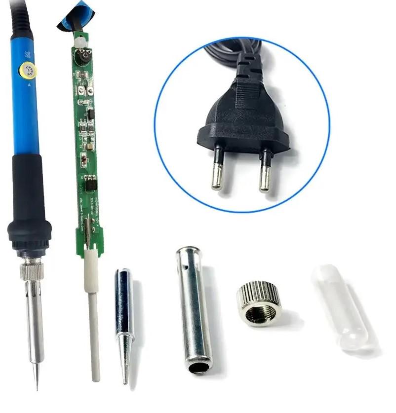 Паяльник електричний 200-450 C регульований 220 В 60 Вт - фото 5 Паяльник електричний 200-450 C регульований 220 В 60 Вт - фото 5