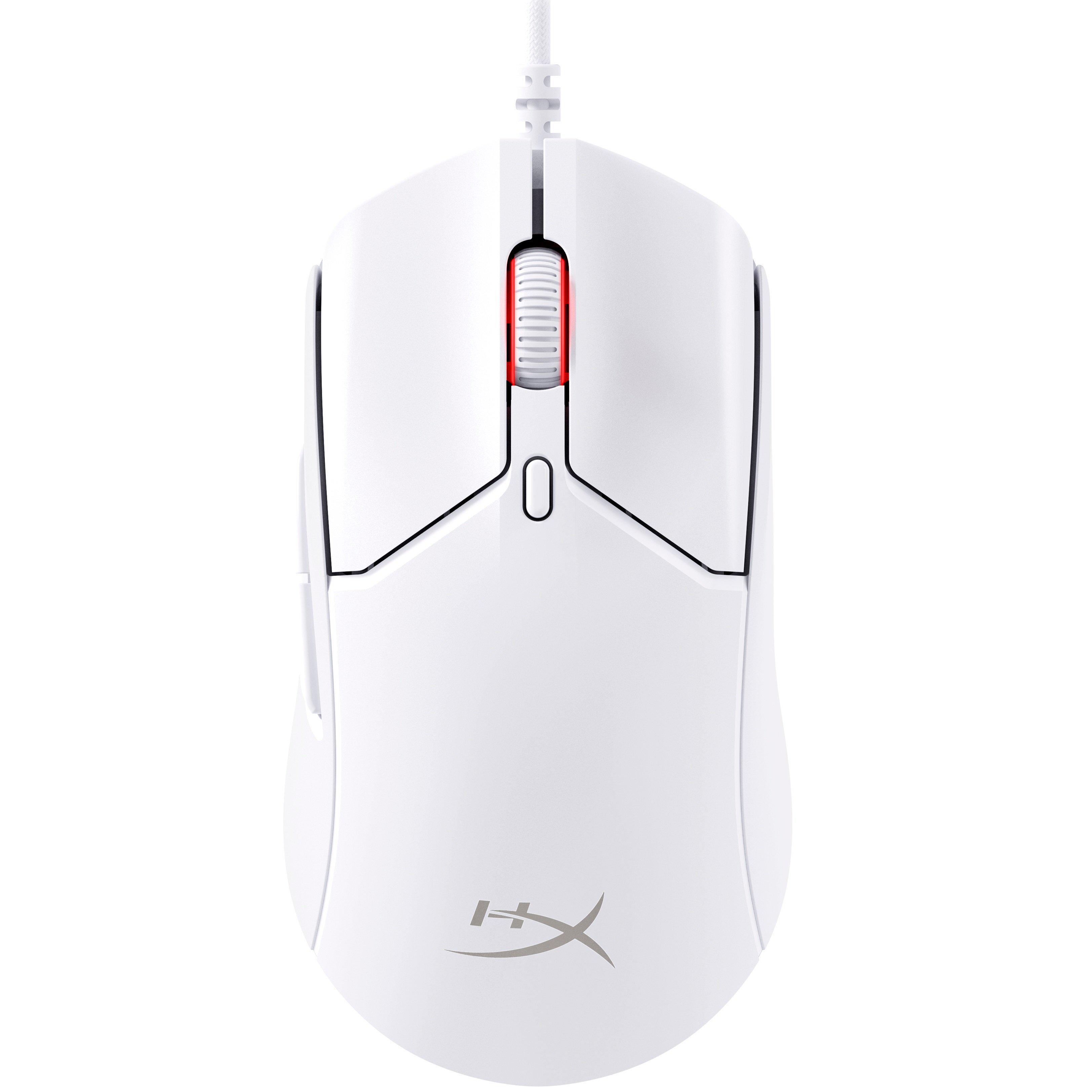 Мишка геймерська провідна HyperX Pulsefire Haste 2 RGB-підсвічування 26000 dpi кабель 1,8 м Білий (627020)