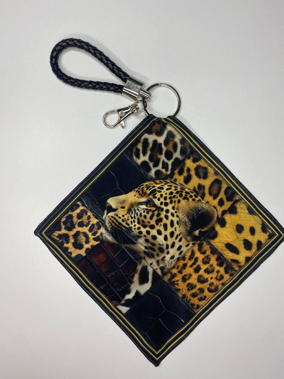 Брелок-платок дизайнерский My Scarf Леопард (31913457)