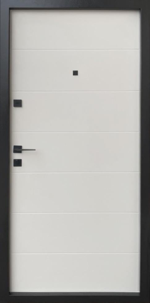 Дверь входная в квартиру QDoors Премиум Бостон-М левая 850х2050 мм Бетон темный/Бетон светлый (29)
