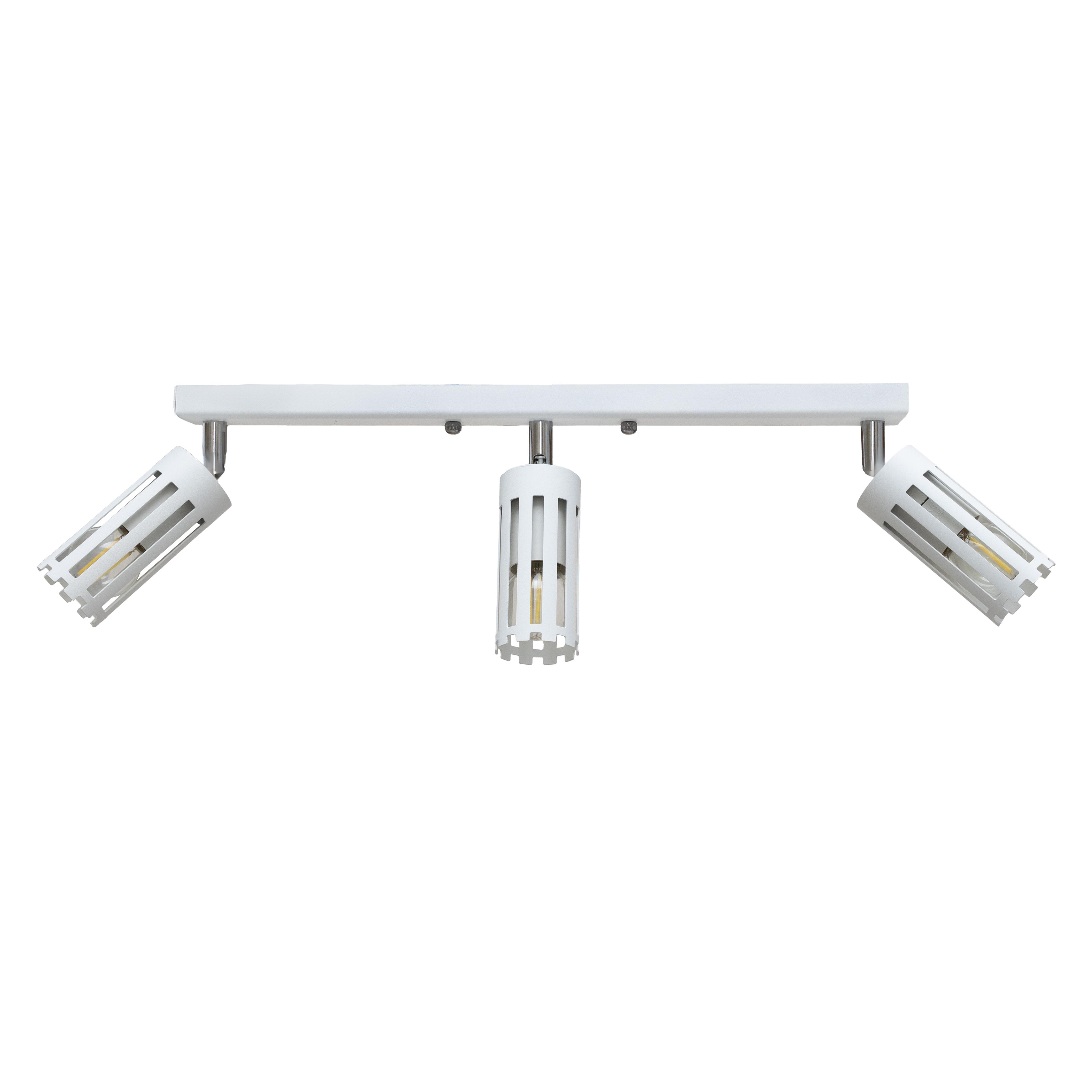 Светильник потолочный MSK ELECTRIC Teramo NL 18050-3 WH спот поворотный на три плафона Белый