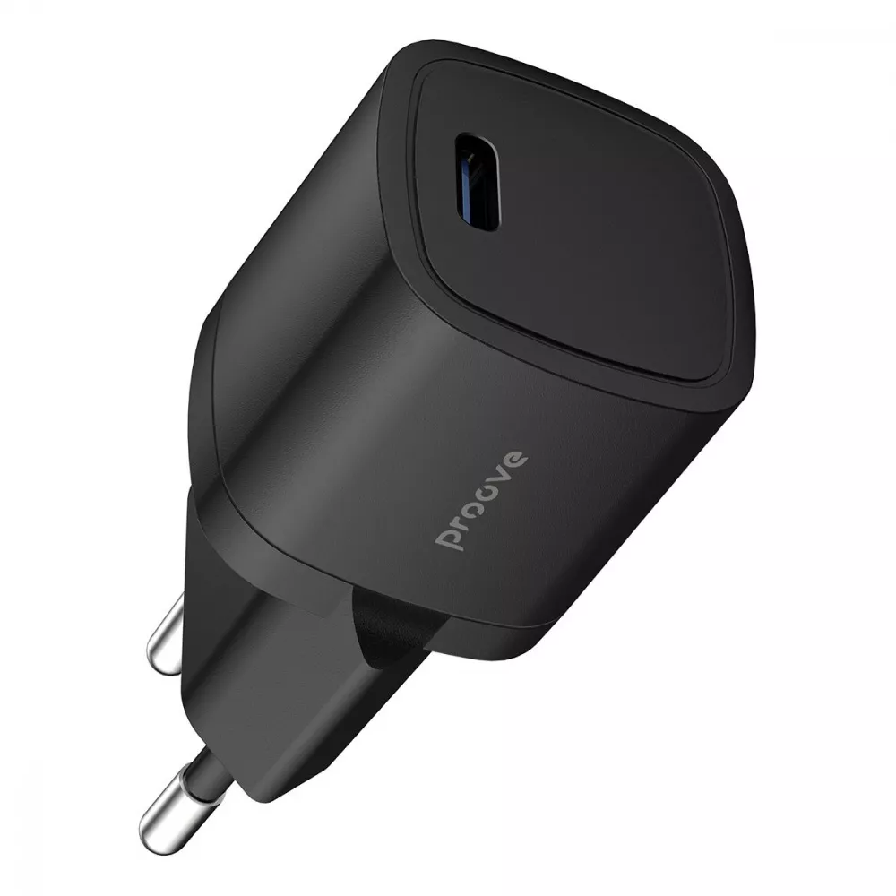 Зарядное устройство Proove Silicone Power 20W Type-C Black