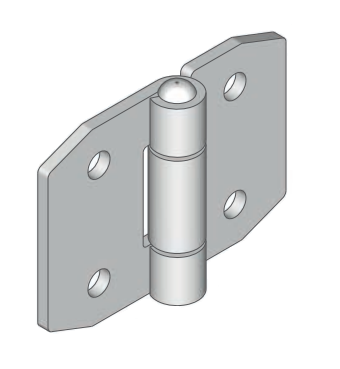 Петля зовнішня Roztocze ST30.001 SN 50x70 мм (ST30.001 SN )