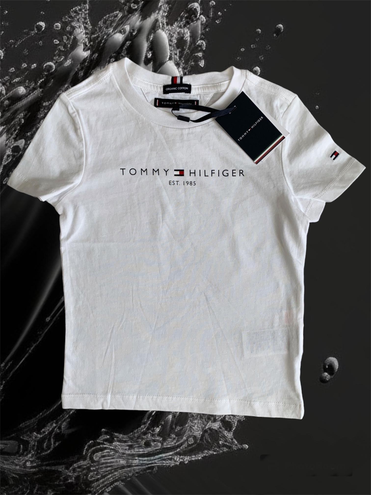 Футболка Tommy Hilfiger 4 года 104 см Белый (0012537)