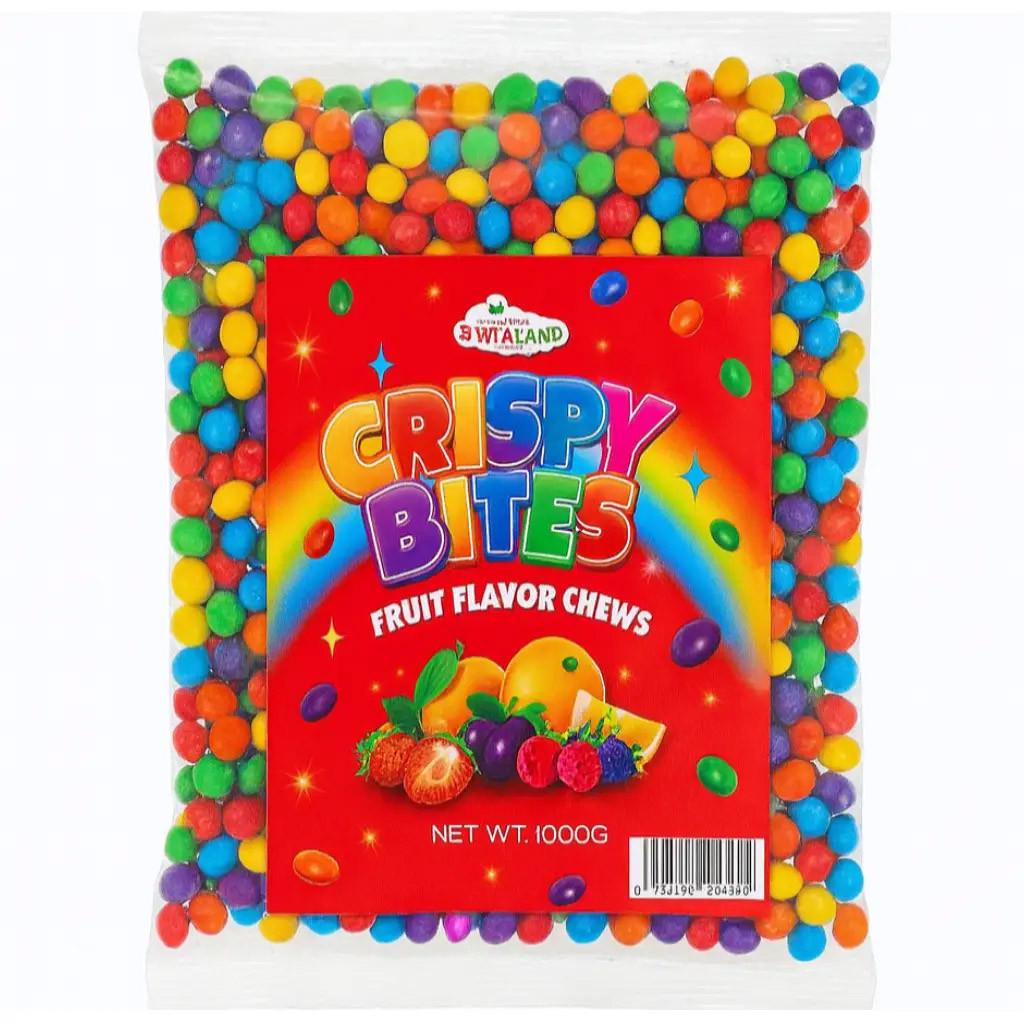 Конфеты скитлс фруктовые жевательные Crispy Bites 1 кг (2962958188)