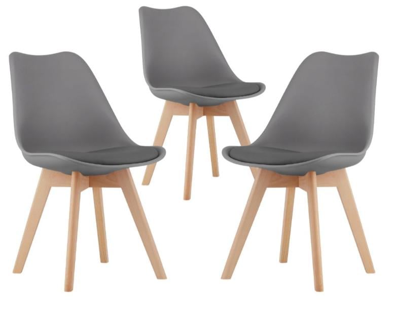 Кресло офисное Bonro B-487 9U 3 шт. Серый (5295)