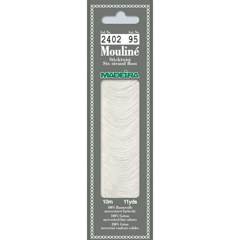 Нити 2402 Mouline Белый