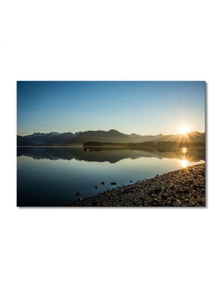 Картина модульная Пресное озеро на рассвете 1 модуль 30х45 см