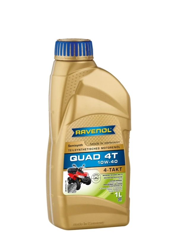 Масло для квадроцикла 4T RAVENOL Quad 10W-40 полусинтетика 1 л (1152160-001)