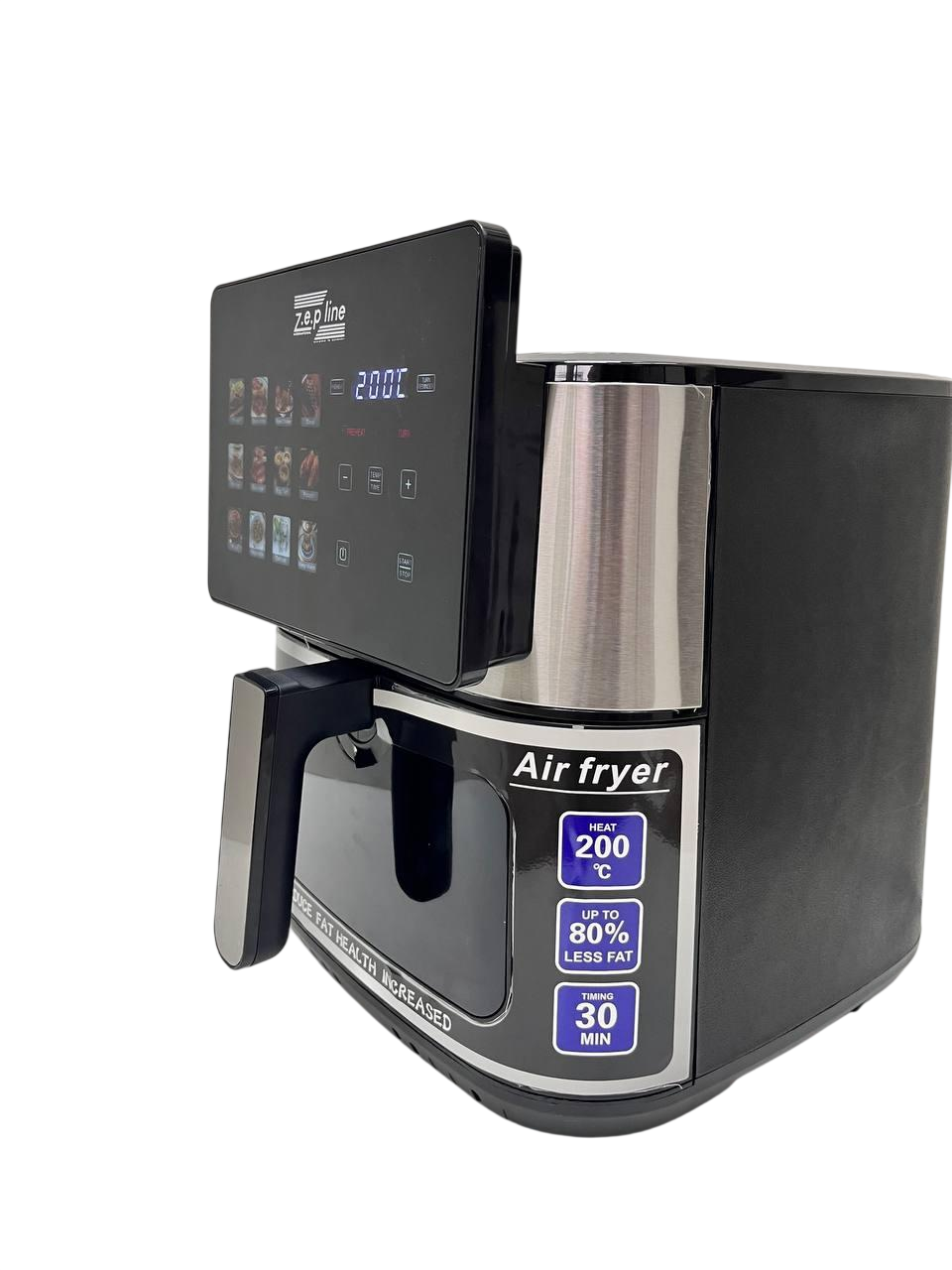 Фритюрница Zepline 12 программ с двумя тенами и окошком 4200 Вт 12 л (ZP-00236) Фритюрница Zepline 12 программ с двумя тенами и окошком 4200 Вт 12 л (ZP-00236)