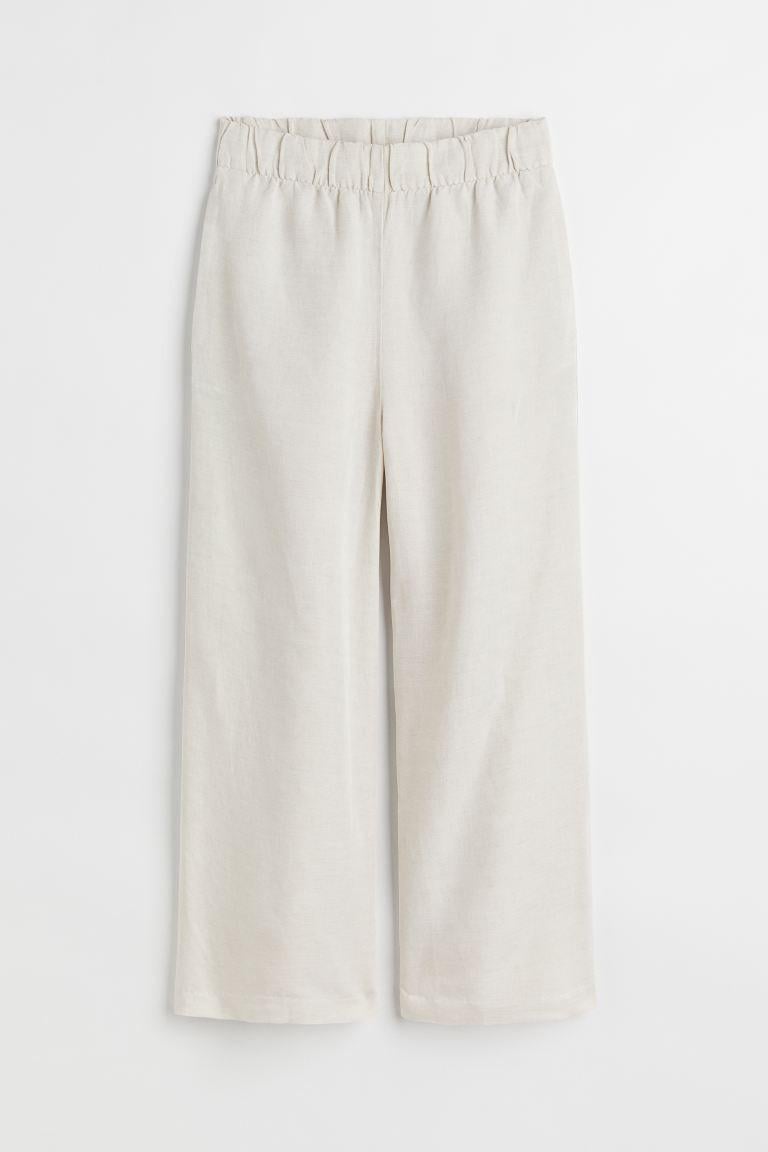 Брюки H&M XS Светло-бежевый (1046489П)