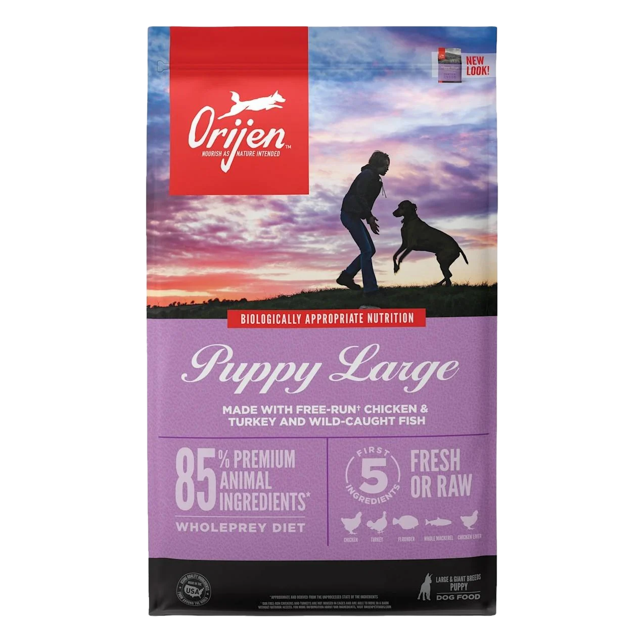 Корм сухий для цуценят Orijen Puppy Large для великих порід 11,4 кг (o18112)