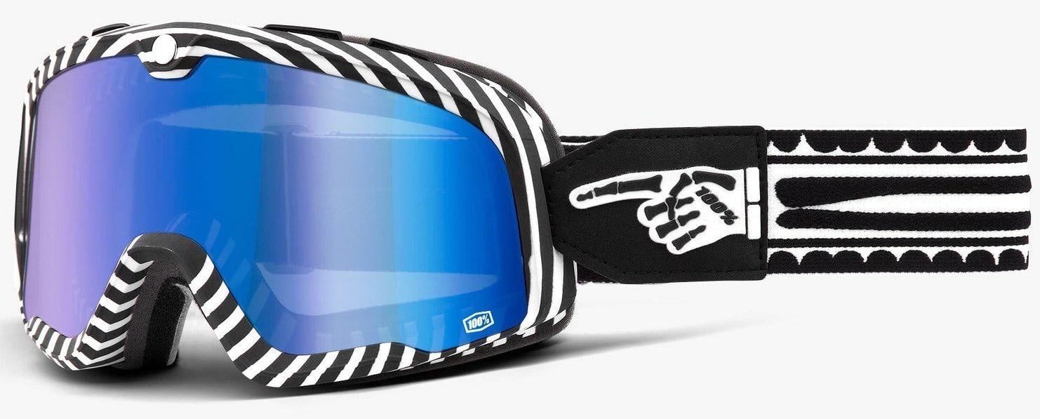 Мотоокуляри 100% BARSTOW Goggle Death Spray/Mirror Blue Lens (39421)