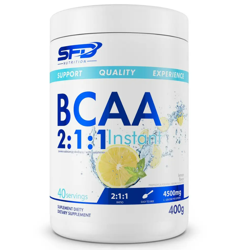 Аминокислота BCAA для спорта SFD BCAA 2:1:1 Instant 400 г 40 порций Lemon