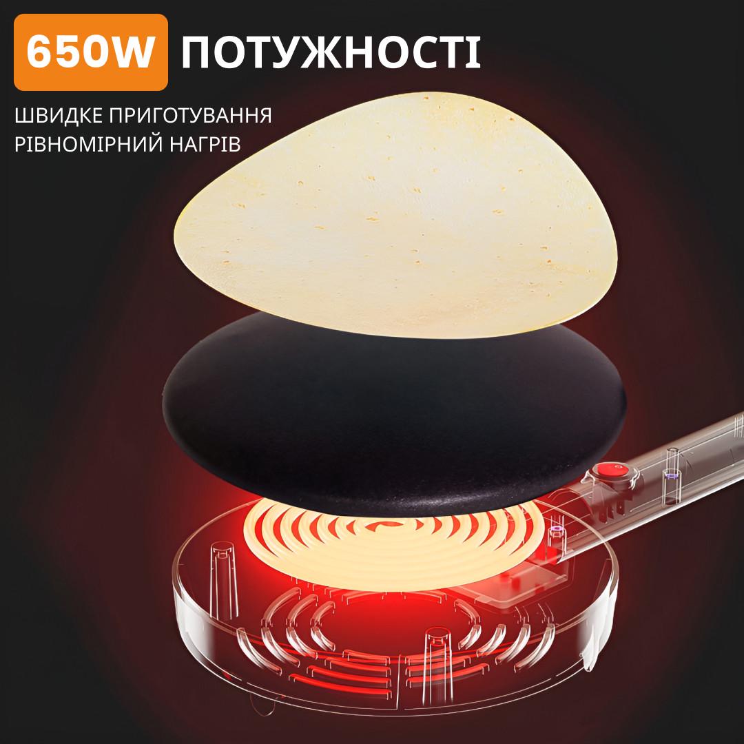 Сковорода блинница Sokany электрическая с антипригарным покрытием 650 Вт 20 см (3177) - фото 18 Сковорода блинница Sokany электрическая с антипригарным покрытием 650 Вт 20 см (3177) - фото 18