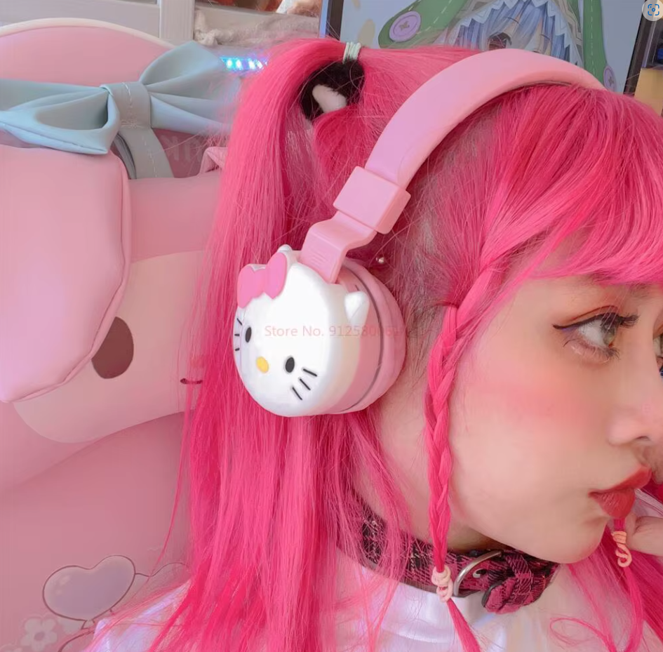 Беспроводные наушники Hello Kitty Bluetooth (AH-806) - фото 6 Беспроводные наушники Hello Kitty Bluetooth (AH-806) - фото 6
