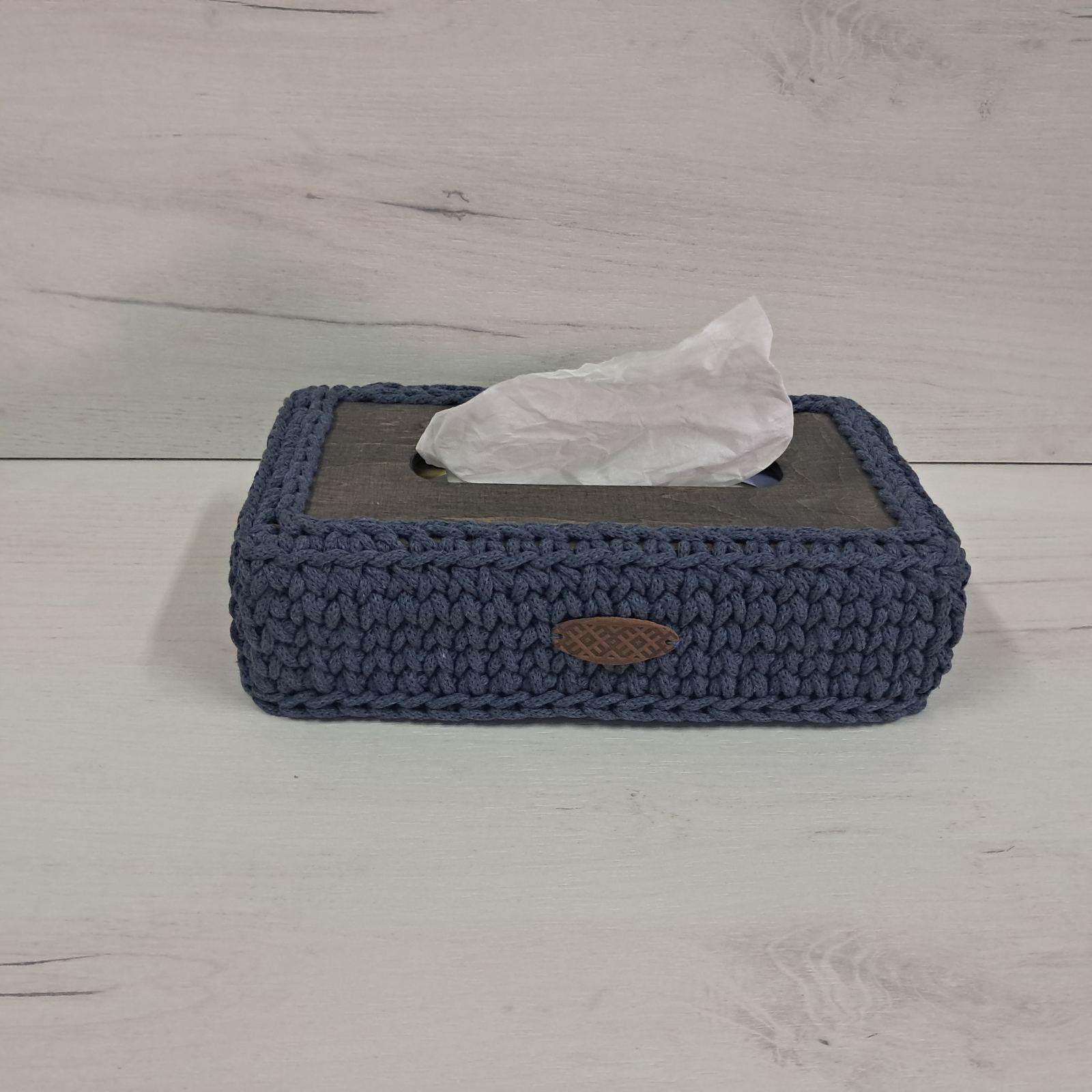 Салфетка из шнура Джинс (27435035)