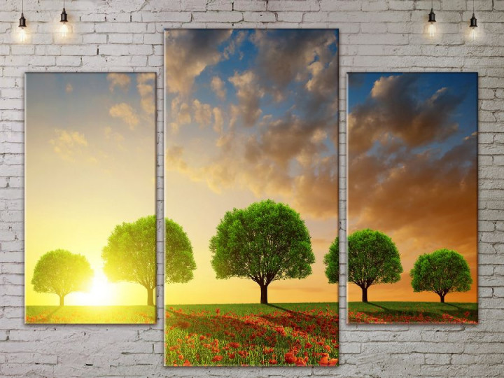 Картина модульная ArtStar ADNA0198 150х180 см 3 части