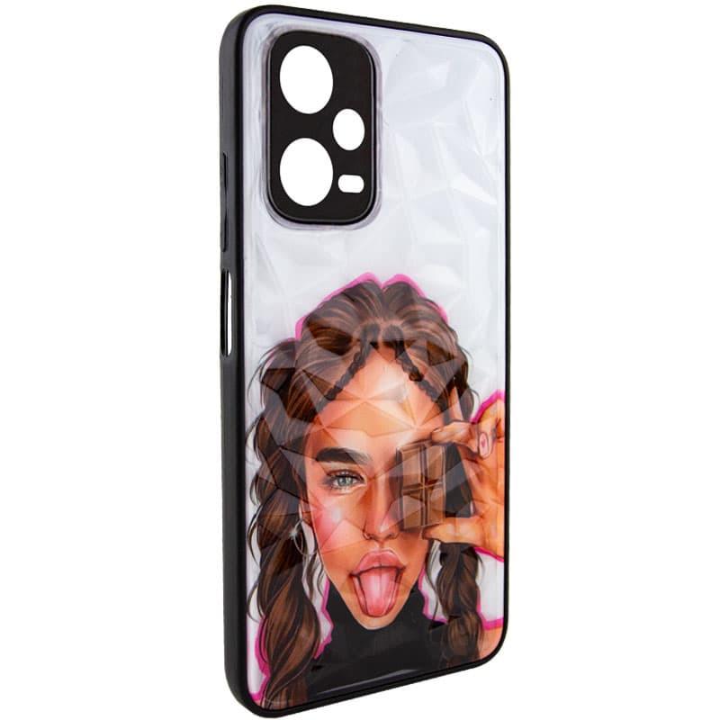 Противоударный TPU+PC Чехол Prisma Ladies для Xiaomi Redmi Note 12 Pro 5G Chocolate