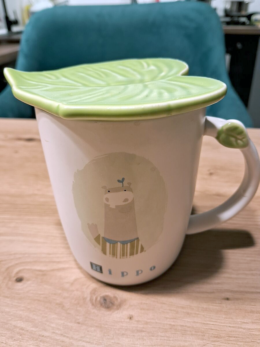 Кружка Зеленый лист/Бегемот с крышкой и ложкой 350 мл (21-бегемот-O8030-57) - фото 10 Кружка Зеленый лист/Бегемот с крышкой и ложкой 350 мл (21-бегемот-O8030-57) - фото 10