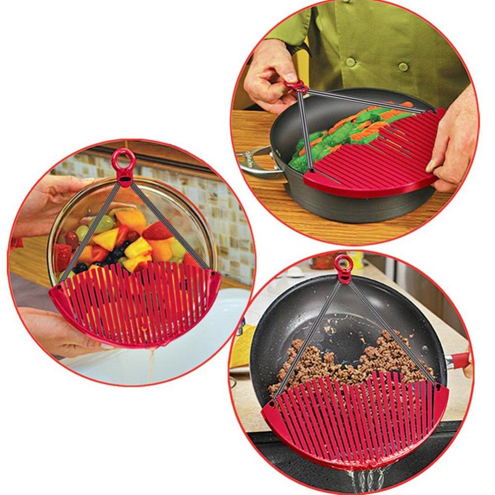 Дуршлаг-насадка BRS для слива воды универсальный Red (393974379) - фото 3 Дуршлаг-насадка BRS для слива воды универсальный Red (393974379) - фото 3