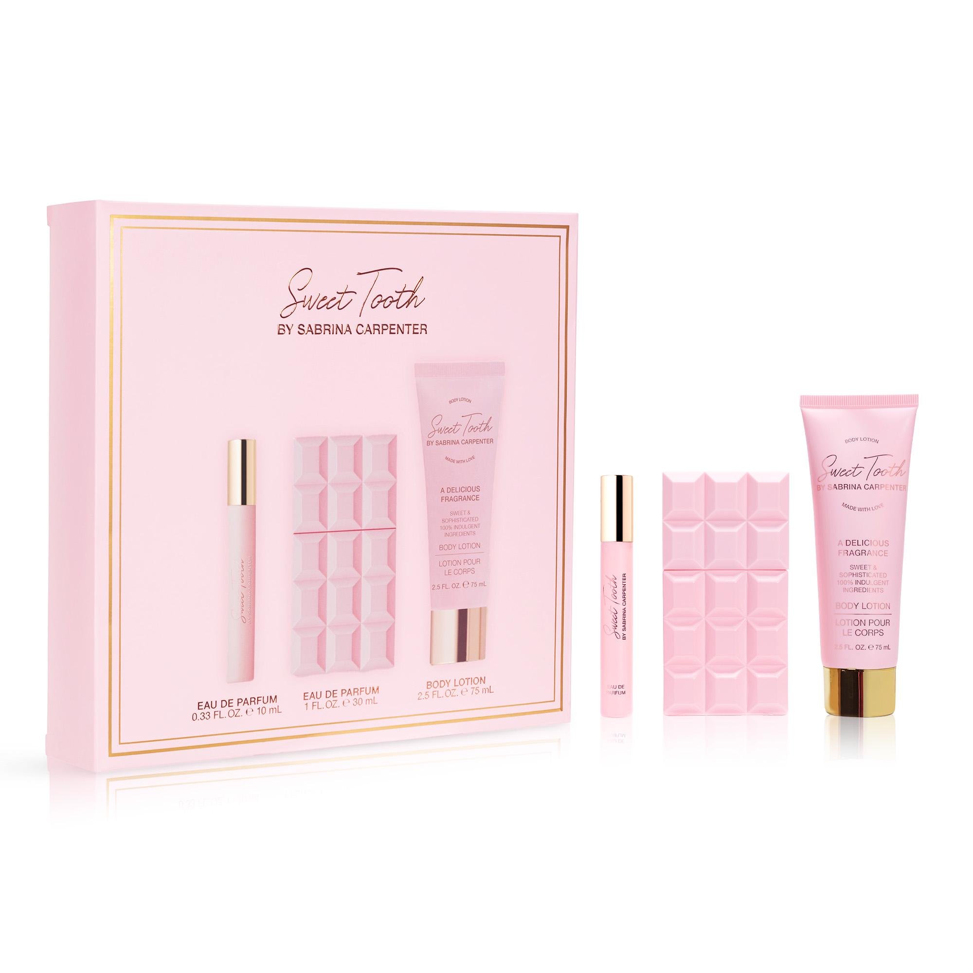 Парфумерний набір Sabrina Carpenter Sweet Tooth вода для жінок 30 мл і 10 мл і лосьйон для тіла 75 мл (679783)