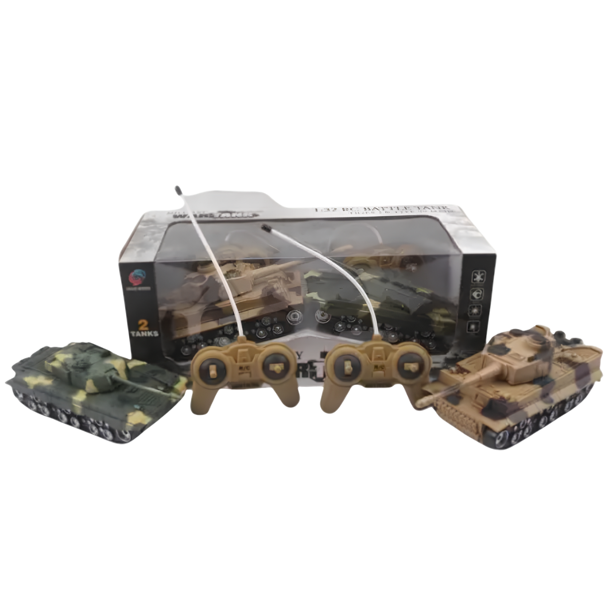 Игровой набор танк боевой на радиоуправлении 2 шт. (35548988)
