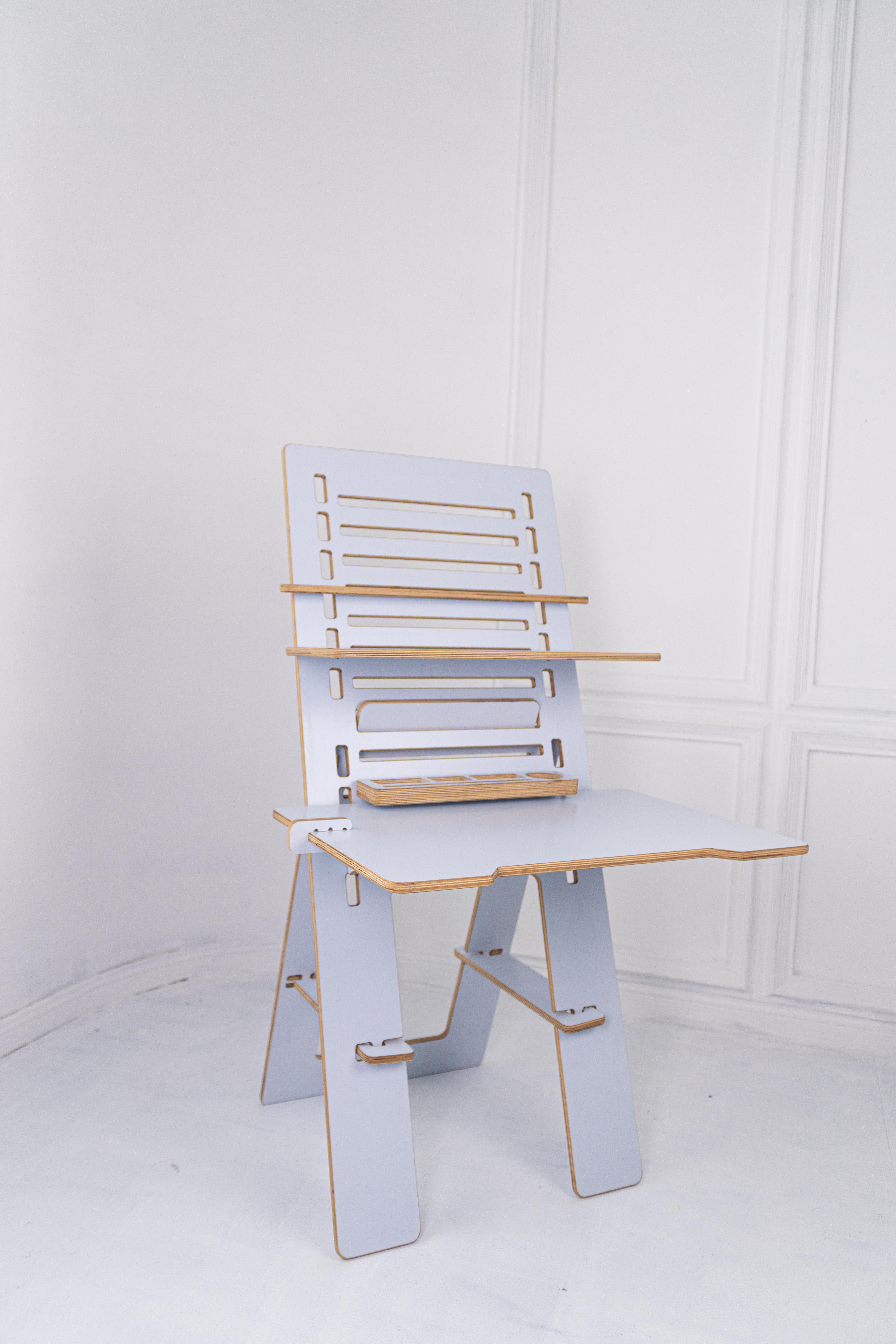 Стіл для роботи стоячи та сидячи Otaman Desk Artist з покриттям Блакитний (984675) - фото 6 Стіл для роботи стоячи та сидячи Otaman Desk Artist з покриттям Блакитний (984675) - фото 6