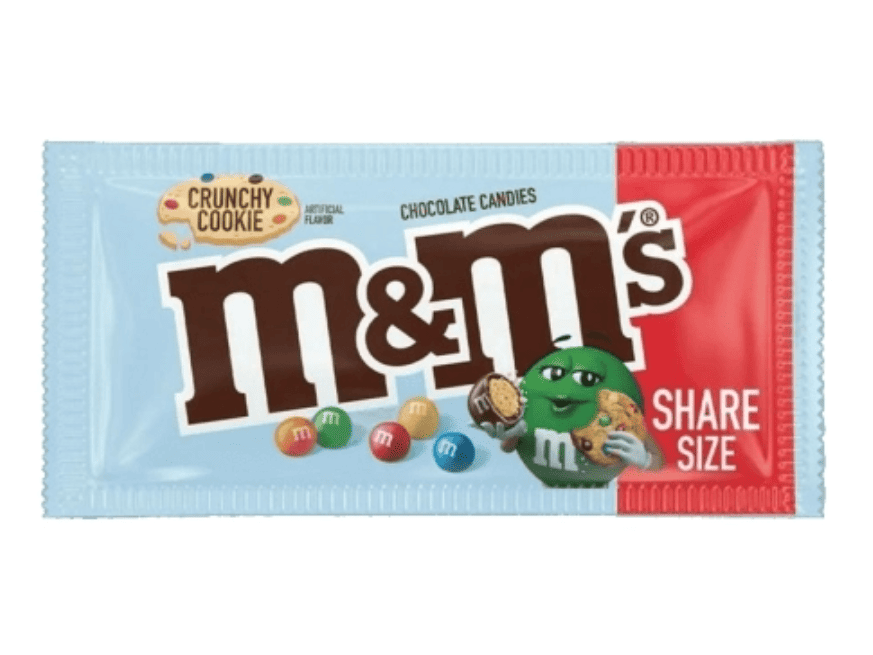Драже M&M's Crunchy Cookie Milk Chocolate Candy 80,2 г (2814758248)