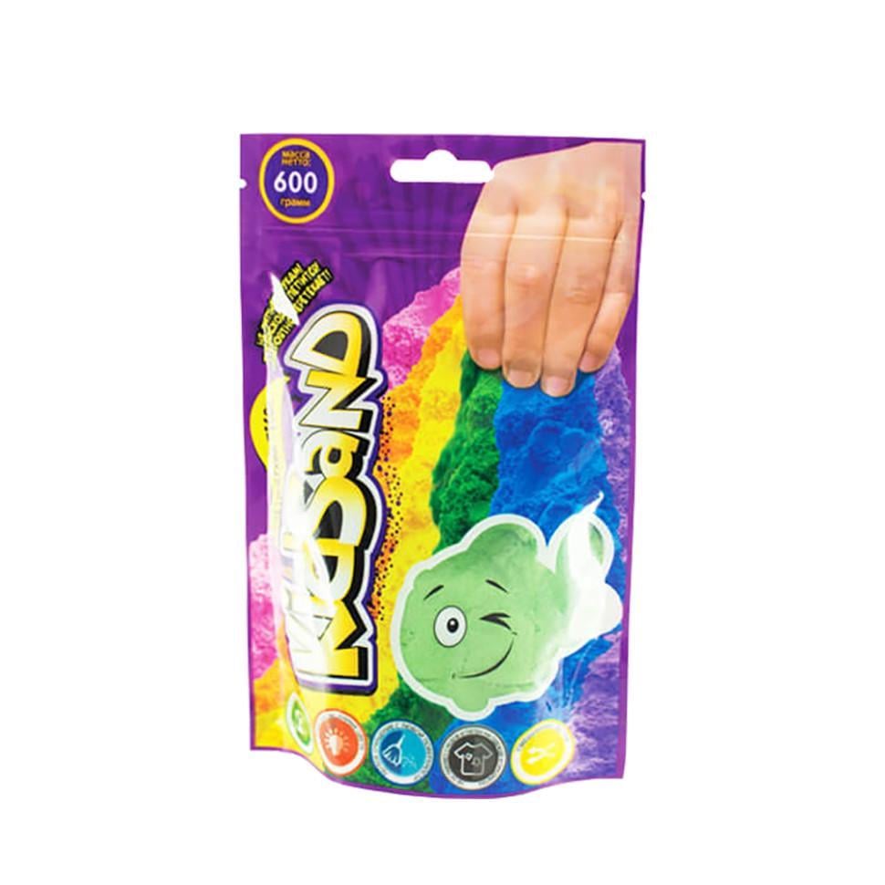 Кінетичний пісок Danko Toys KidSand KS-03-02 пакет 600 г Зелений (RLT7064s43994)