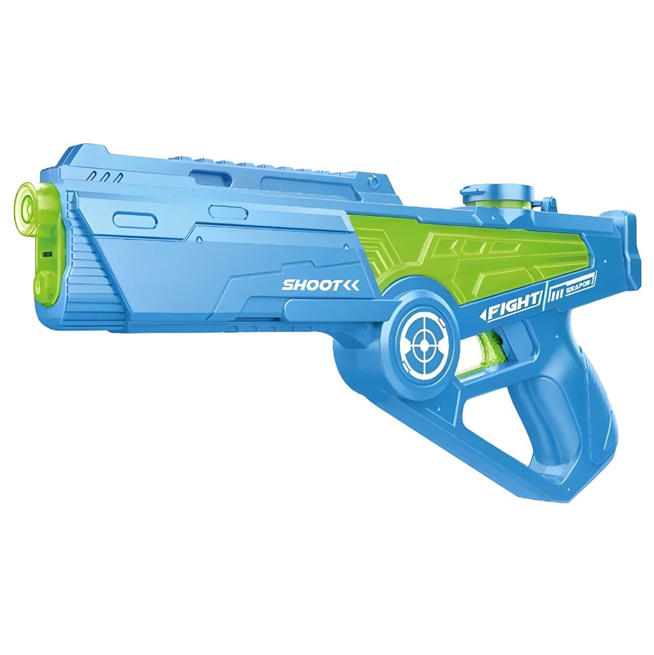 Водяной пистолет на батарейках Голубой (666088) Водяной пистолет на батарейках Голубой (666088)