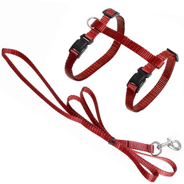 Шлея для котов Cat Harness and Leash Ziggi Flamingo Красный (5415245135205)