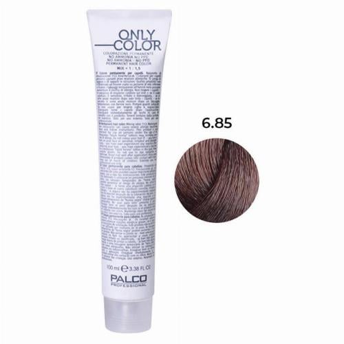 Крем-краска для волос профессиональная безаммиачная PALCO Only Color 100 мл 6.85 молочный шоколад (2523440094)