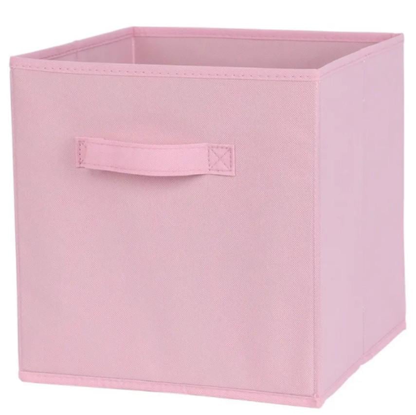 Органайзер для хранения вещей складной 28x26x26 см Розовый (ART KS 82)