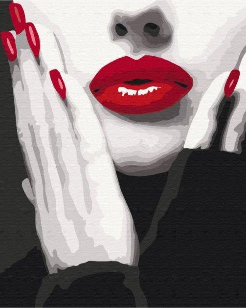 Картина по номерам Brushme Эффектный красный 40х50 см