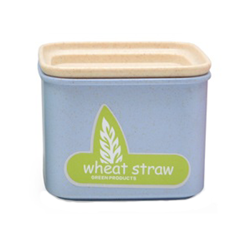 Банка для хранения Stenson R87778 Эко из пшеничной шелухи 600 мл 10,6х8,5 см (550285)