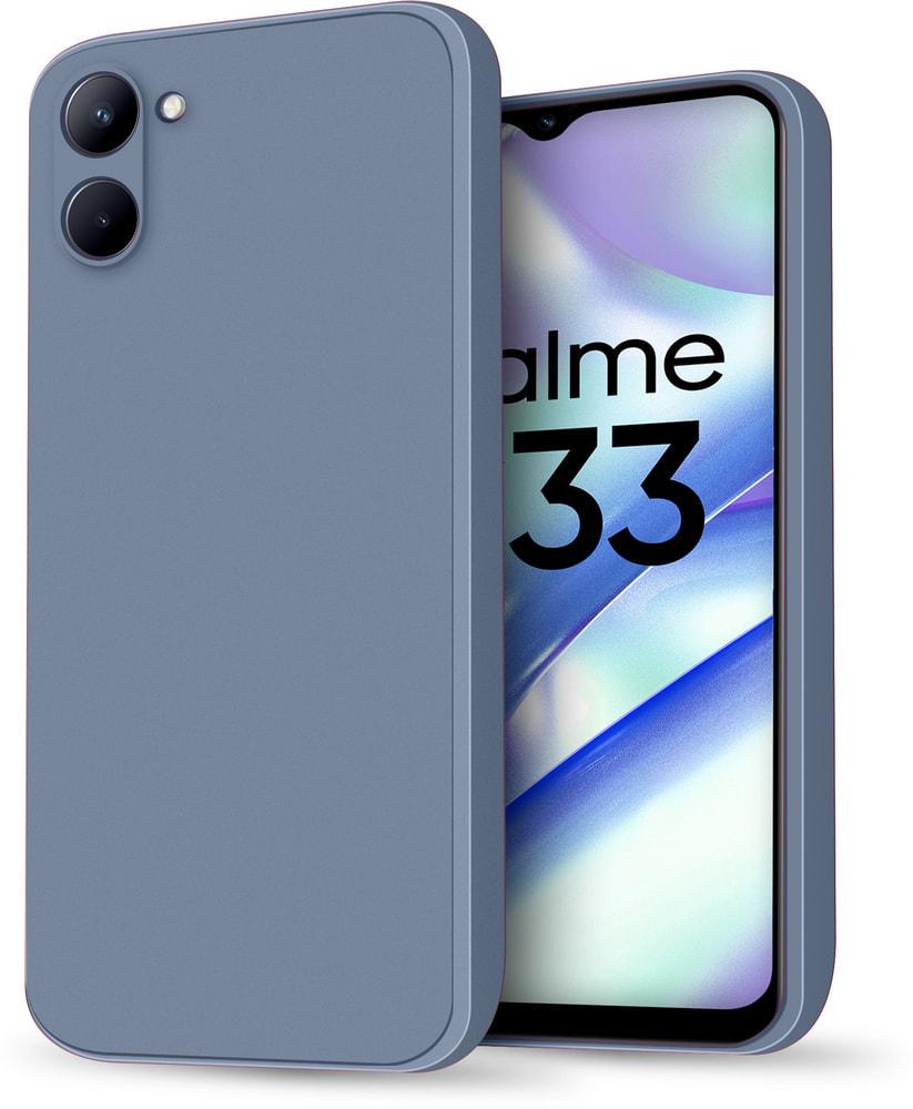 Силиконовый чехол HardCorner для Realme C33 Gray Blue (30667-6D)
