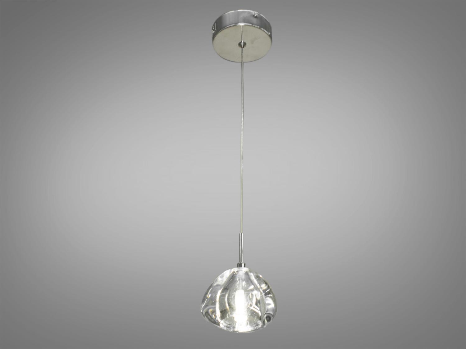 Люстра підвісна 20 Вт Хром (3004/1HR) - фото 1